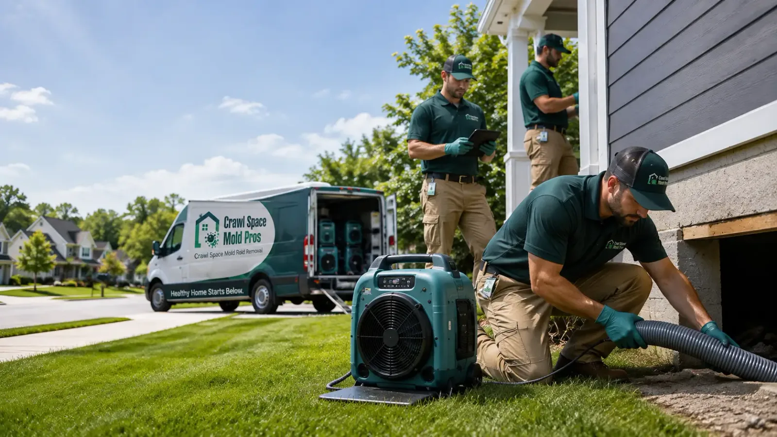 Crawl Space Mold Removal in Krakow, WI